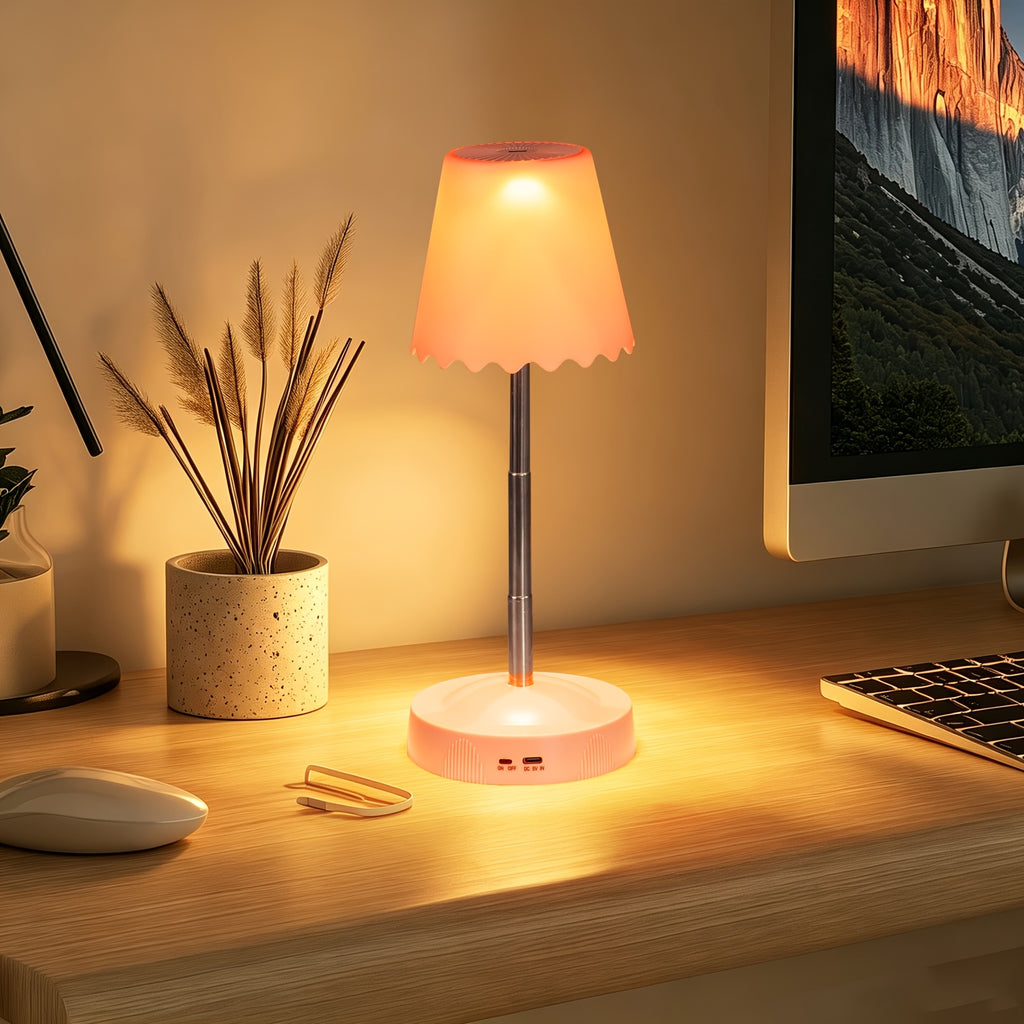 Lampe de table télescopique sans fil à commande gestuelle et RVB