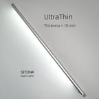 Réglette LED sous meuble à détecteur, aluminium, de 20 à 80 cm