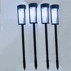 Lampe solaire de jardin à ampoule filament, 58 cm, lot de 2 ou 4