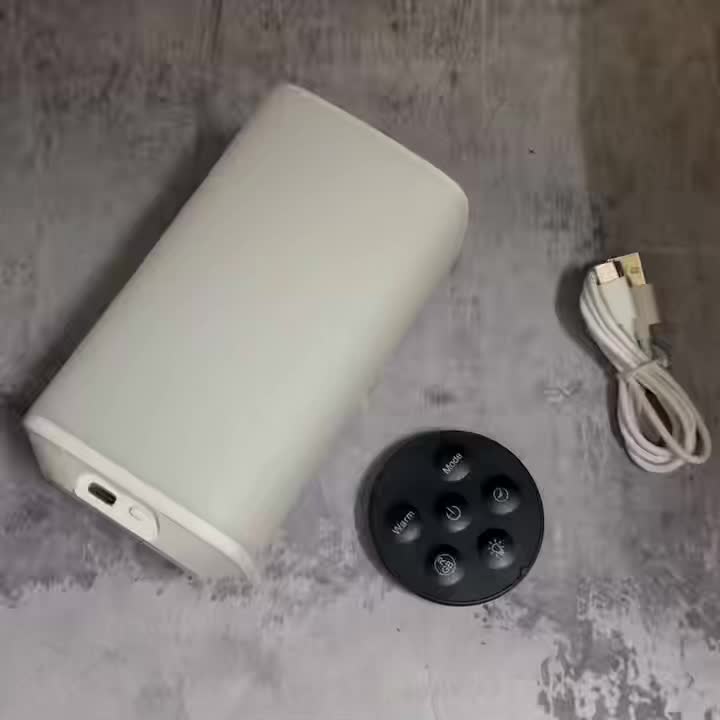 Veilleuse carrée RVB tactile avec télécommande et minuterie