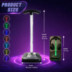 Lampe d'ambiance support de casque, tube à bulles RVB tactile