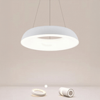 Suspension LED anneau blanc Ø 48 cm, télécommande et variateur