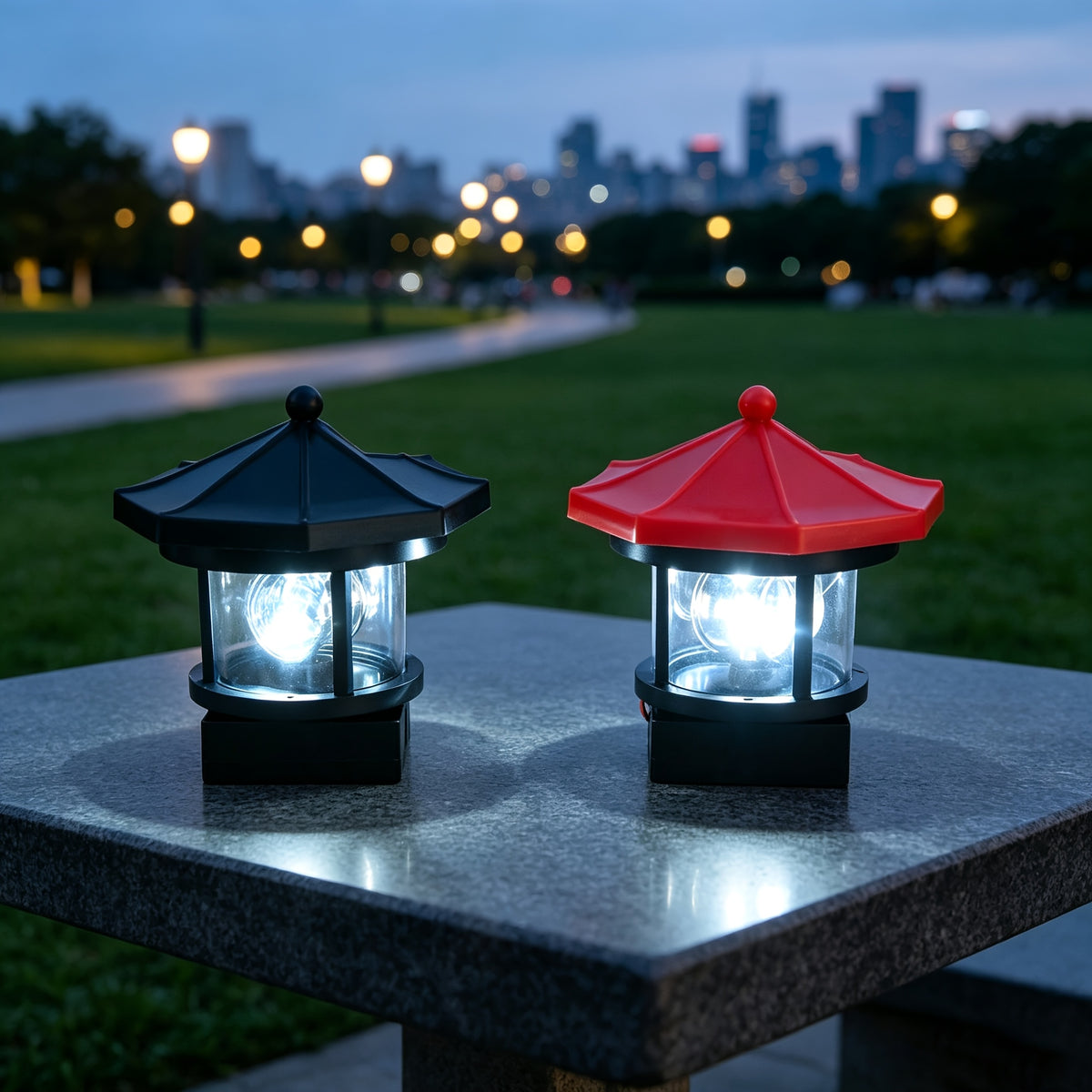 Ensemble d'accessoires de phare rotatif en deux pièces