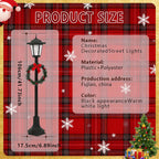 Lampadaire solaire rétro de 82 cm pour allée de jardin, IP44