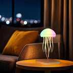 Lampe méduse sans fil RVB, télécommande et commande tactile