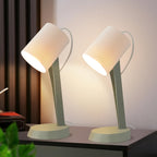 Lot de 2 lampes de chevet E14 orange, petite ou orientable