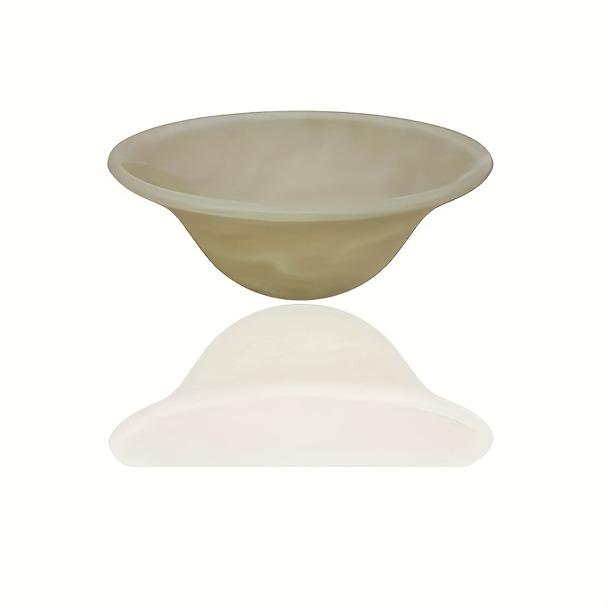 Verre de remplacement cloche givré, blanc laiteux ou beige, Ø 25 cm