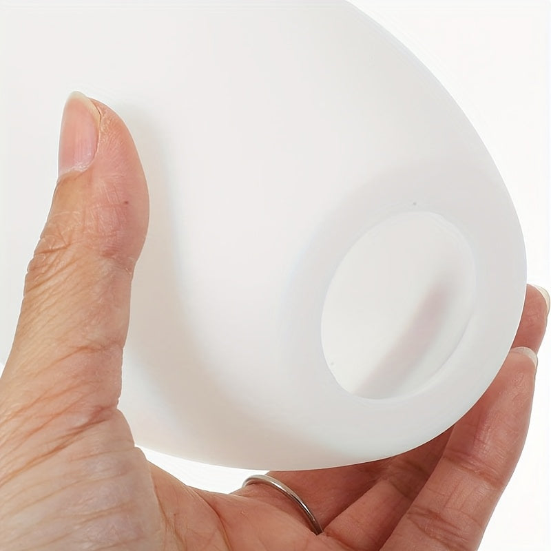 Lot de 6 tulipes abat-jour biseautées blanches pour lampadaire à bras