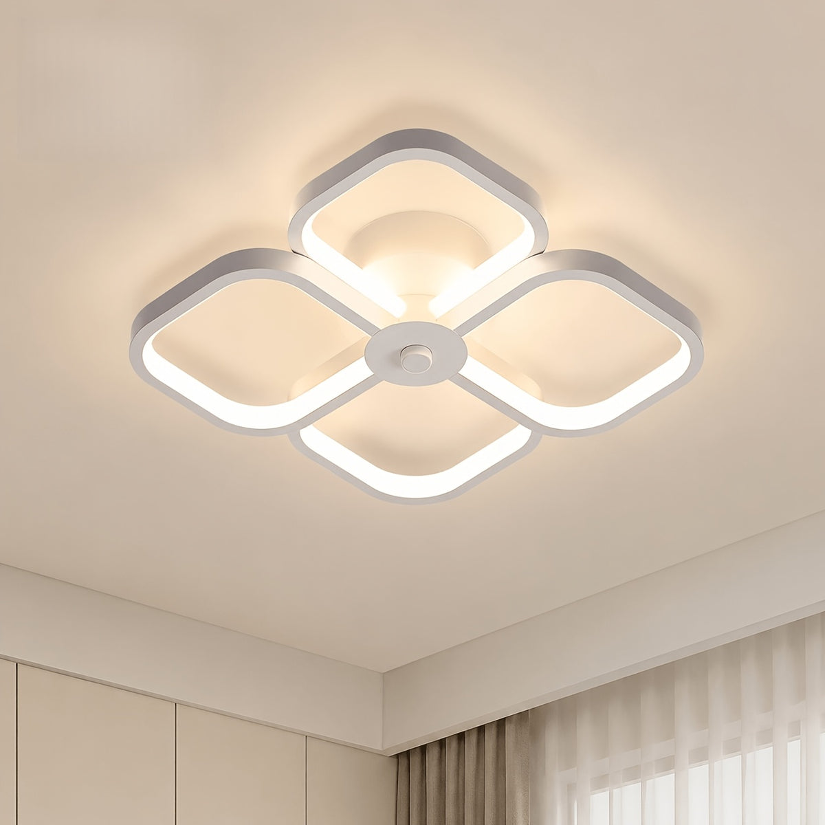 Une fleur lumineuse pour chambre, bureau et couloir