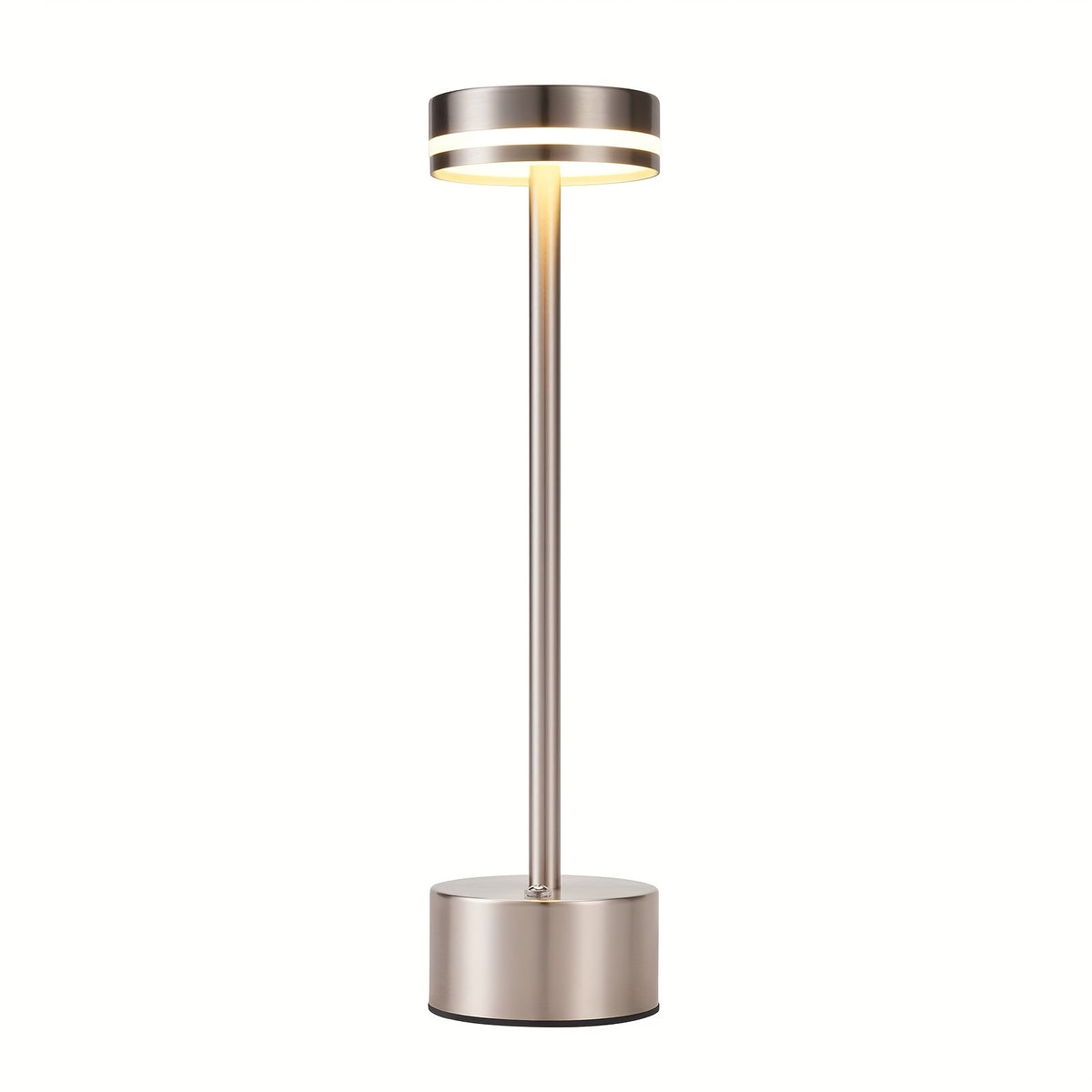 Lot de 2 lampes de table LED sans fil dorées à tige fine, 31,5 cm
