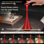 Lampe de table sans fil en trompette de 27 cm, tête champignon