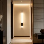 Applique murale LED barre noire de 60 cm, lot de 2, éclairage haut-bas