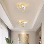 Petit plafonnier LED à anneaux entrelacés, Ø 26 ou 31 cm