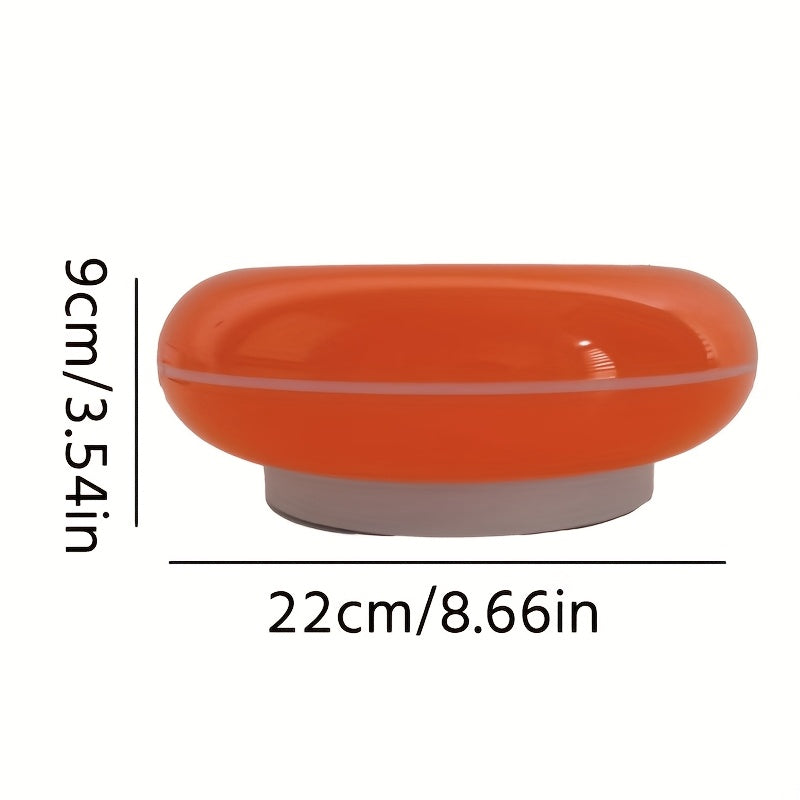 Lampe donut sans fil tactile, à poser ou à fixer au mur, 22 cm