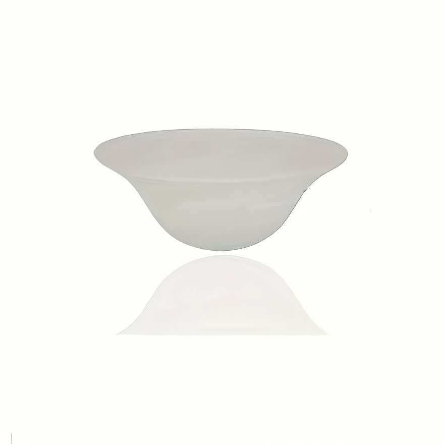 Verre de remplacement cloche givré, blanc laiteux ou beige, Ø 25 cm