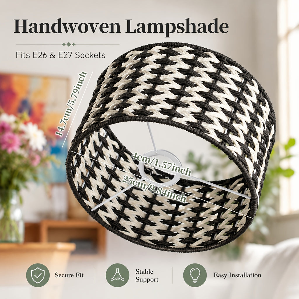 Tissage Diamant Bicolore Tissé à la Main-M01