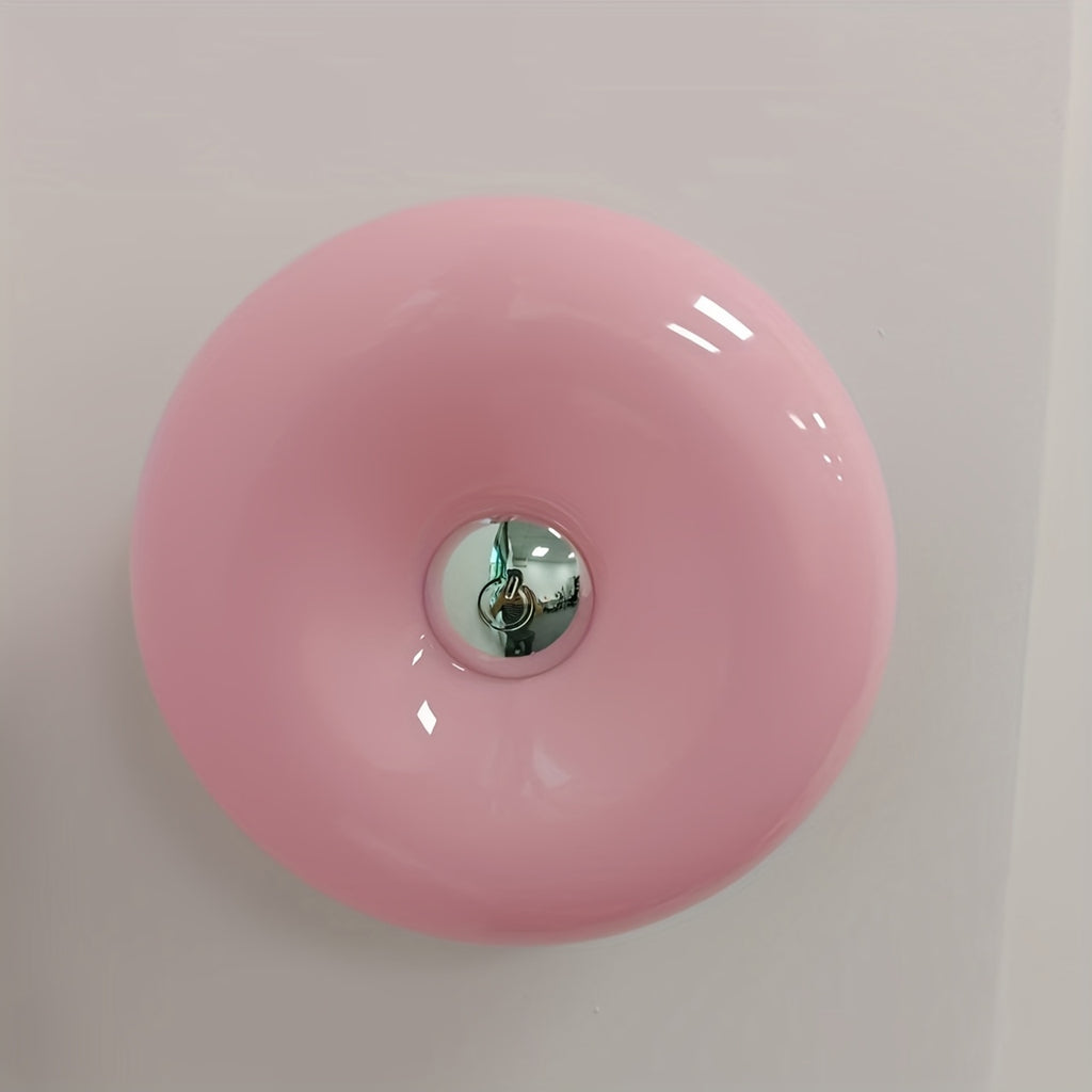Lampe donut sans fil tactile, à poser ou à fixer au mur, 22 cm