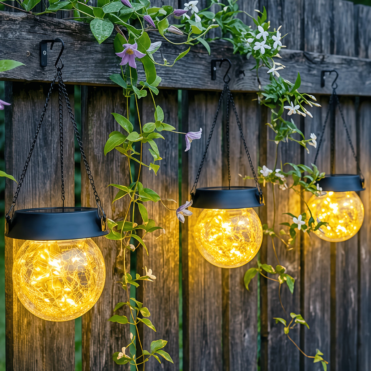 Capteur de luminosité et batterie lithium pour chaque soir