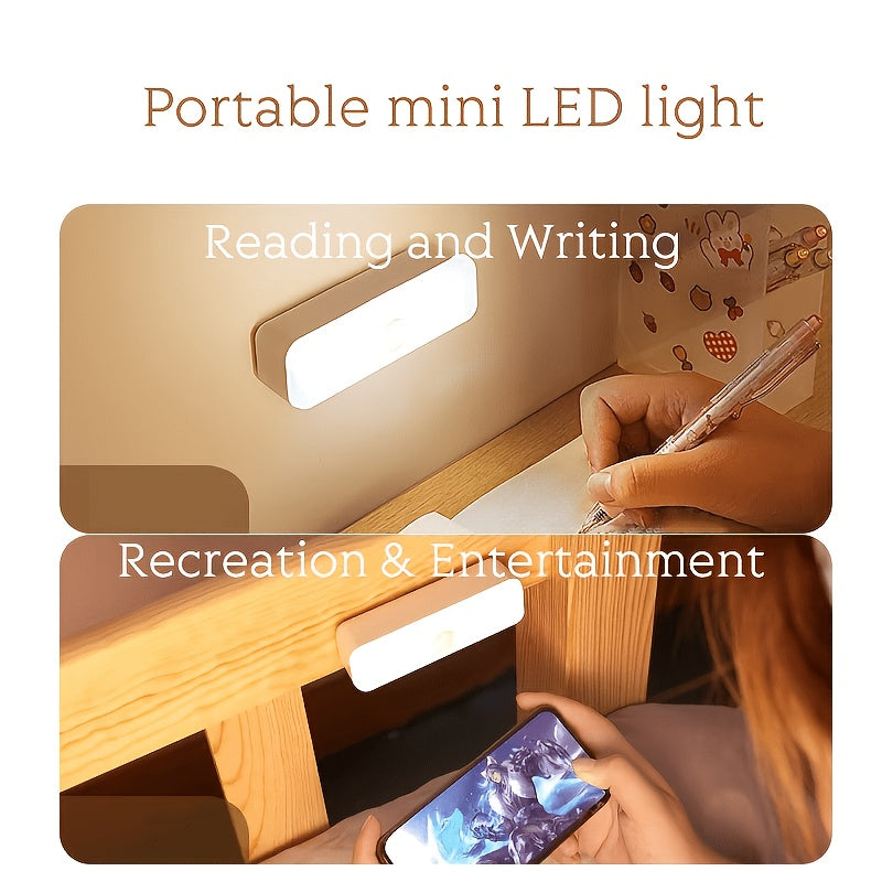 Lampe de lecture murale aimantée sans fil, barre LED de 10,5 cm