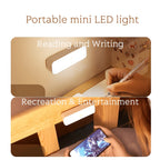 Lampe de lecture murale aimantée sans fil, barre LED de 10,5 cm