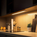 Réglette LED en aluminium de 1 cm, à l'unité ou par 2, 20 à 40 cm