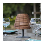 Lampe de table d'extérieur sans fil en aluminium, sept modèles