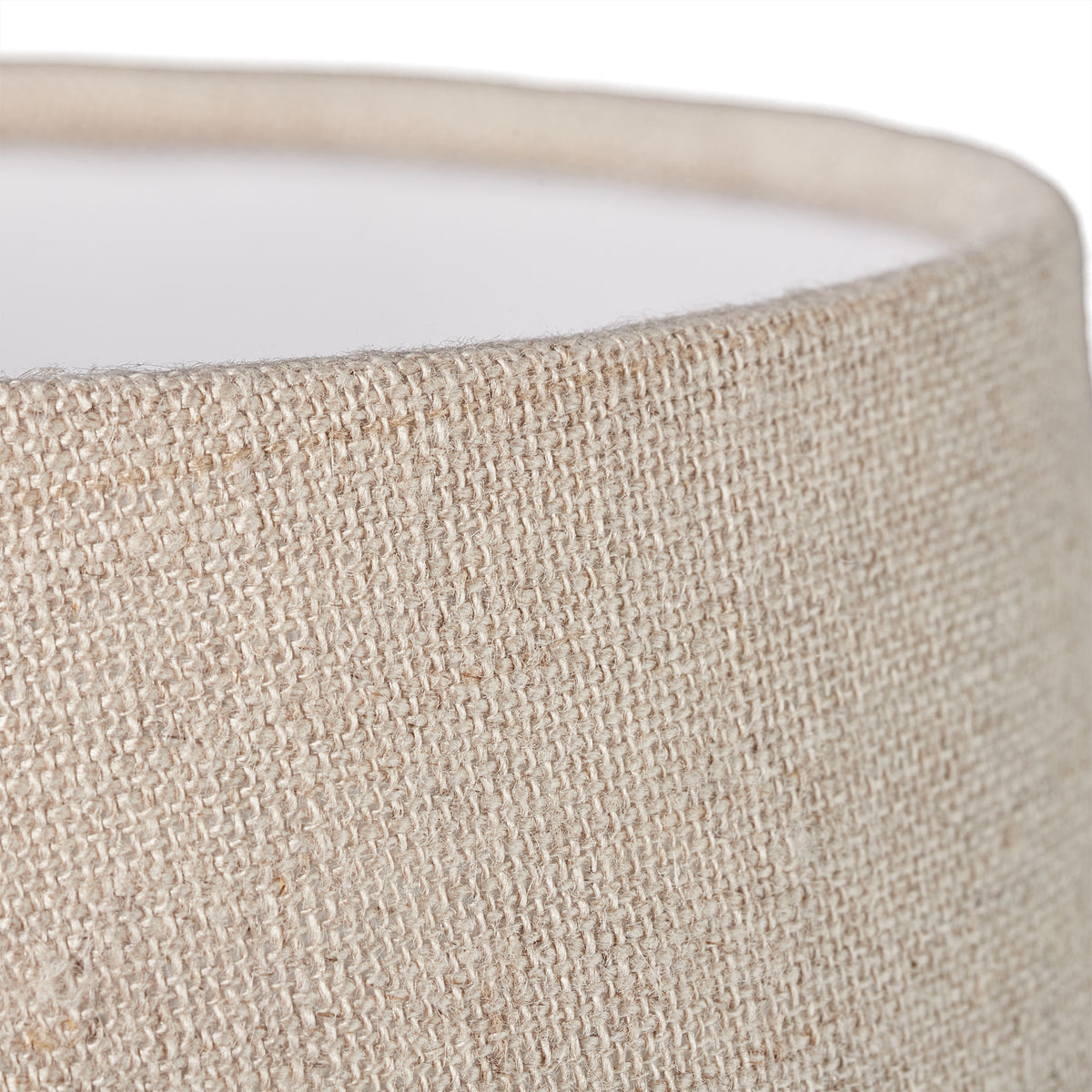 Applique murale à variateur rotatif, abat-jour beige en tissu E14
