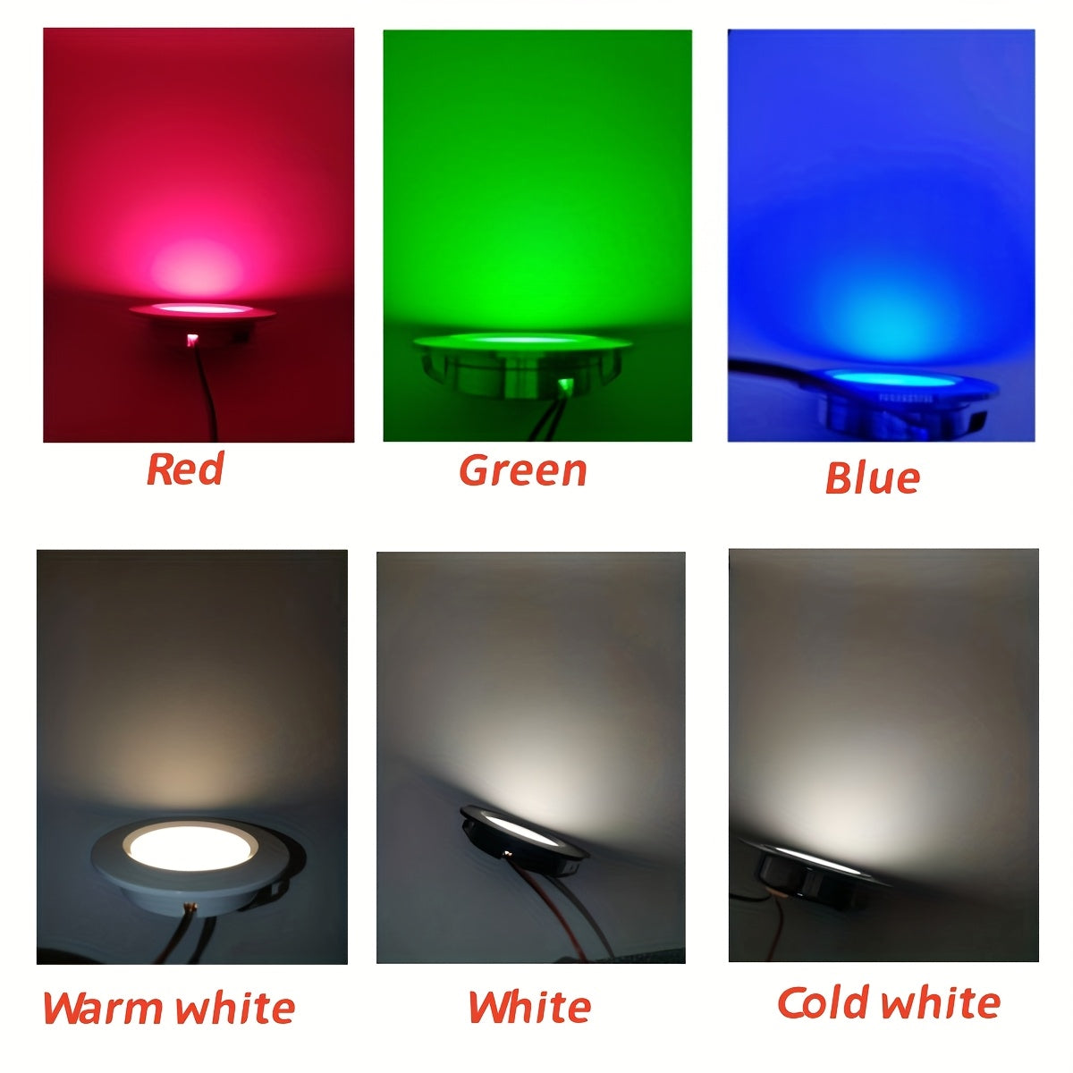 Spot LED encastrable chromé extra-plat Ø 72 mm, 12 V ou 24 V