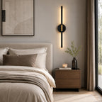 Applique murale design tige LED 72 cm rechargeable, lot de 2