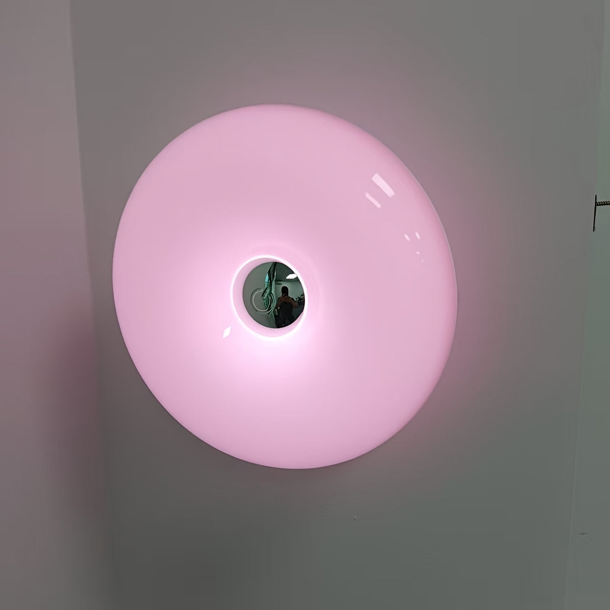 Lampe donut sans fil tactile, à poser ou à fixer au mur, 22 cm