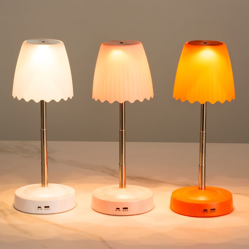 Lampe de table télescopique sans fil à commande gestuelle et RVB