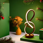 Lampe de bureau LED design en nœud lumineux, 31,5 cm, 3 teintes