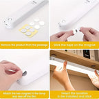 Réglette LED aimantée rechargeable 26 cm, trois teintes, blanche