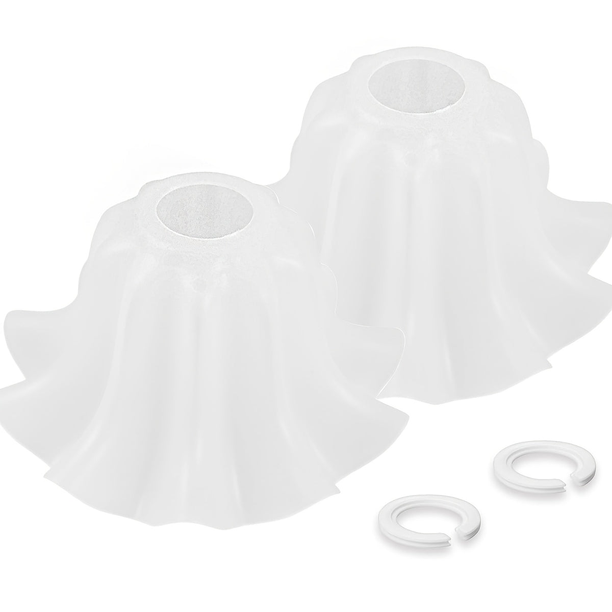 Abat-jour fleur lot de 2