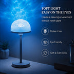Lampe LED projecteur de reflets d'eau, dôme amovible sans fil