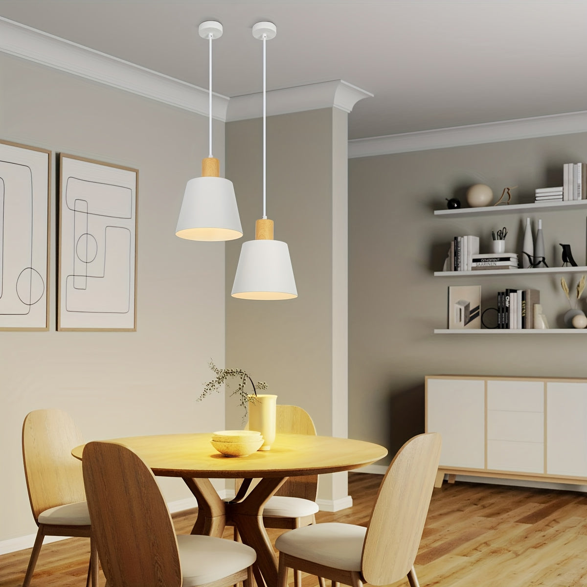 Un duo scandinave pour la table et l'îlot