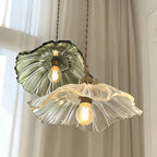 Abat-jour fleur de lotus en plastique transparent, Ø 27,5 cm