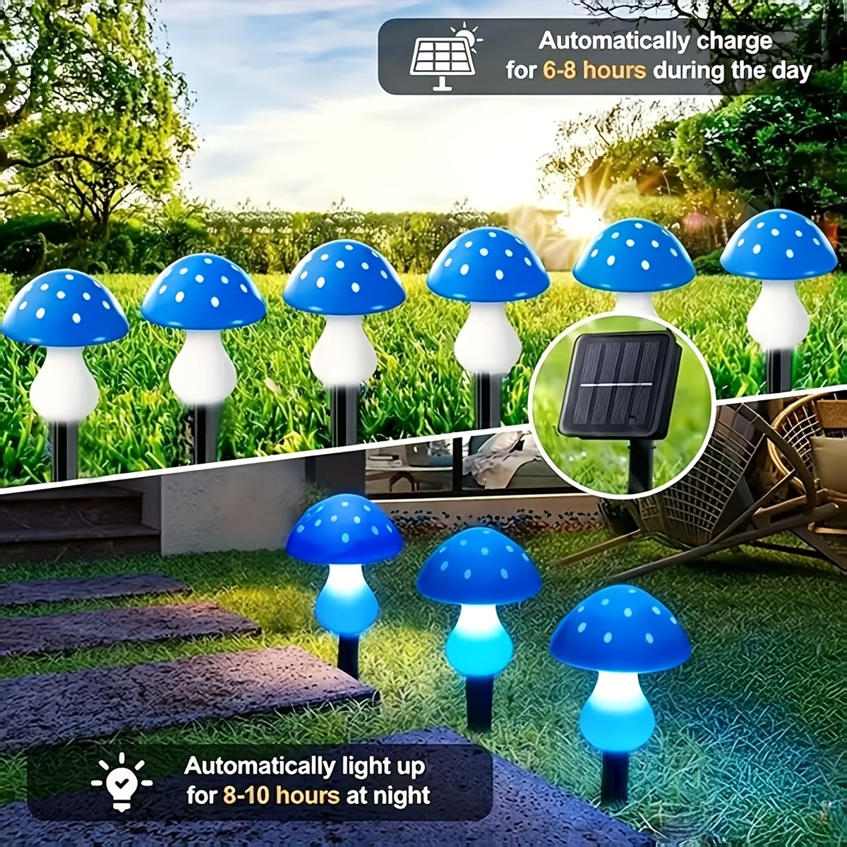 Un panneau solaire qui recharge, puis allume seul