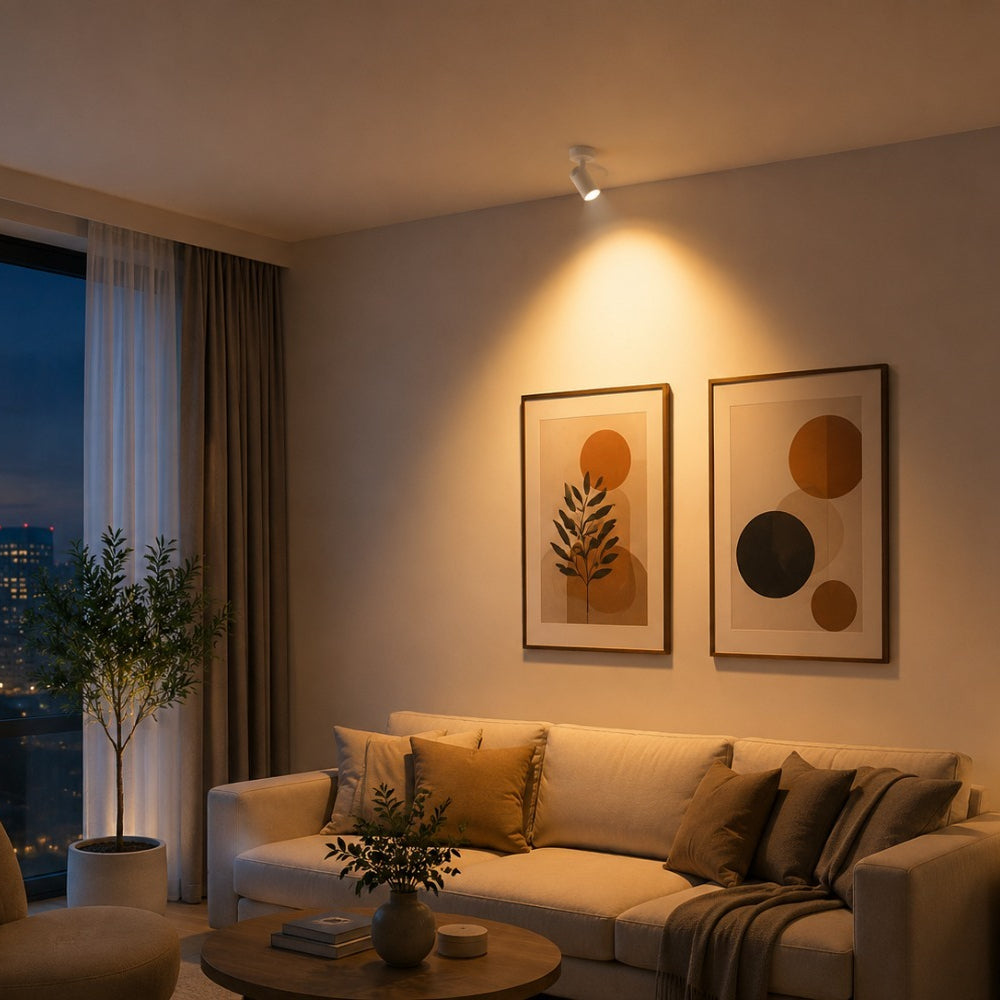 Applique murale spot LED orientable et rechargeable, sans perçage
