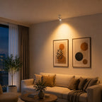 Applique murale spot LED orientable et rechargeable, sans perçage