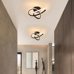Petit plafonnier LED à anneaux entrelacés, Ø 26 ou 31 cm
