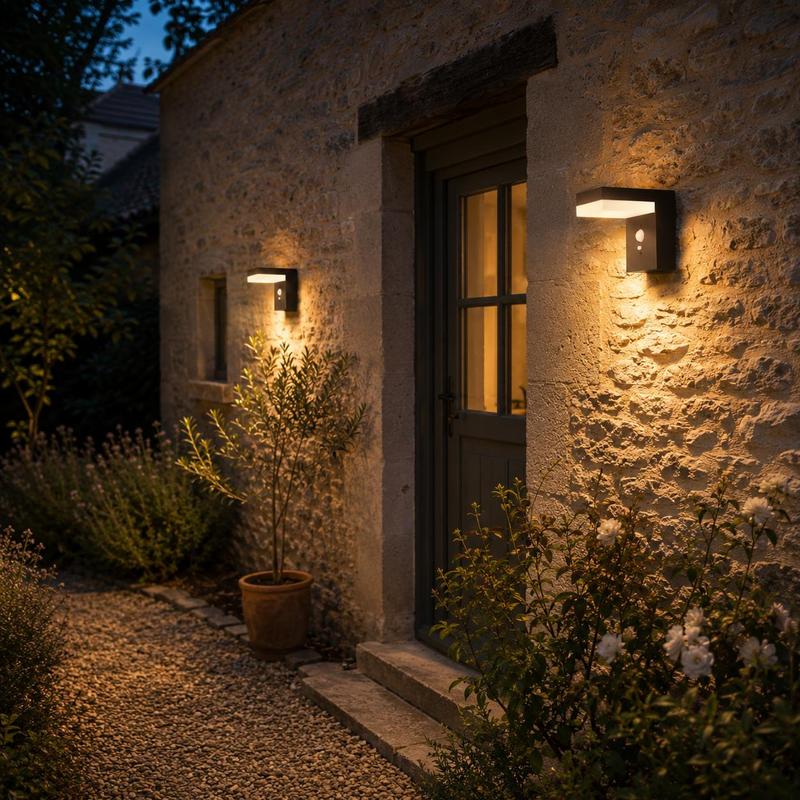 Une touche contemporaine pour l'entrée et le jardin