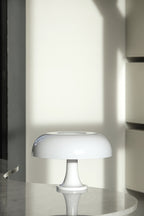 Lampe champignon blanche en acrylique, variateur et trois teintes, USB