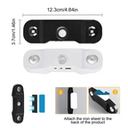 Applique murale LED sans fil haut et bas rechargeable, lot de 4