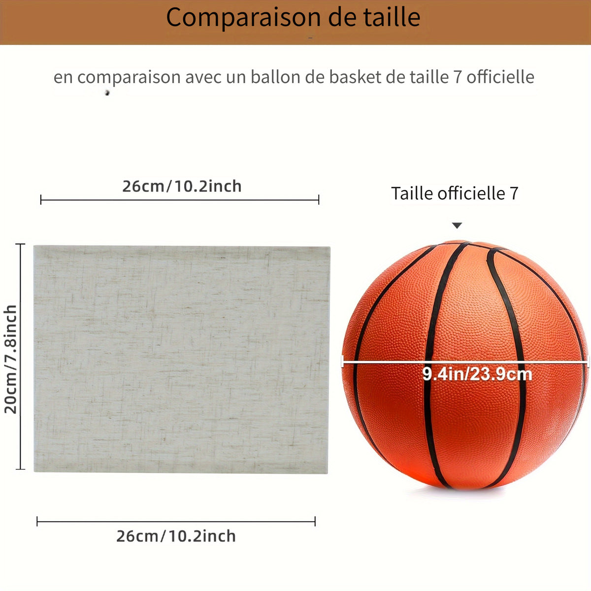 Abat-jour carré en tissu aspect lin, 26 x 26 x H 20 cm, trois coloris