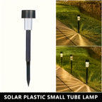 Lot de 24 balises solaires de jardin noires à 3 lumières, IP44