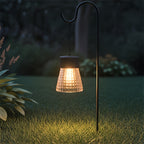 Suspension solaire d'extérieur effet cuivre, diffuseur ciselé, IP44