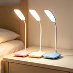 Lampe de bureau LED sans fil à col flexible, tactile, 35 cm