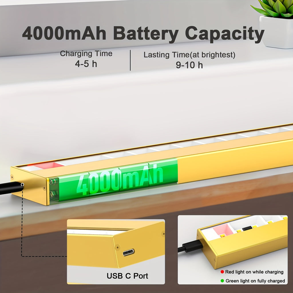 Applique murale LED rechargeable pour tableau, bras orientable
