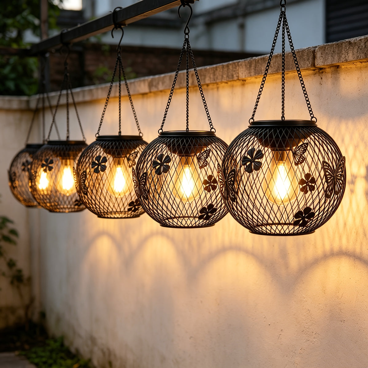 Un éclairage de pergola et de terrasse en série